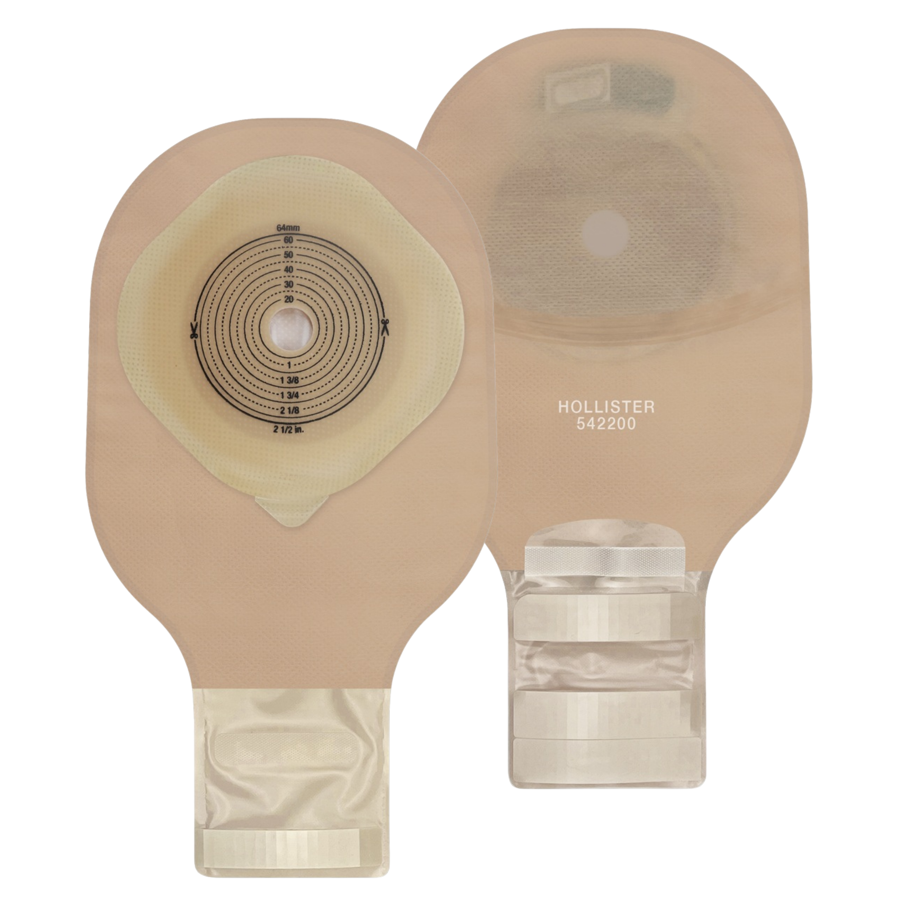Moderma Flex CeraPlus 542200 Ausstreifbeutel Hollister 18108956 midi beige SF plan Stoma 15-64 mm