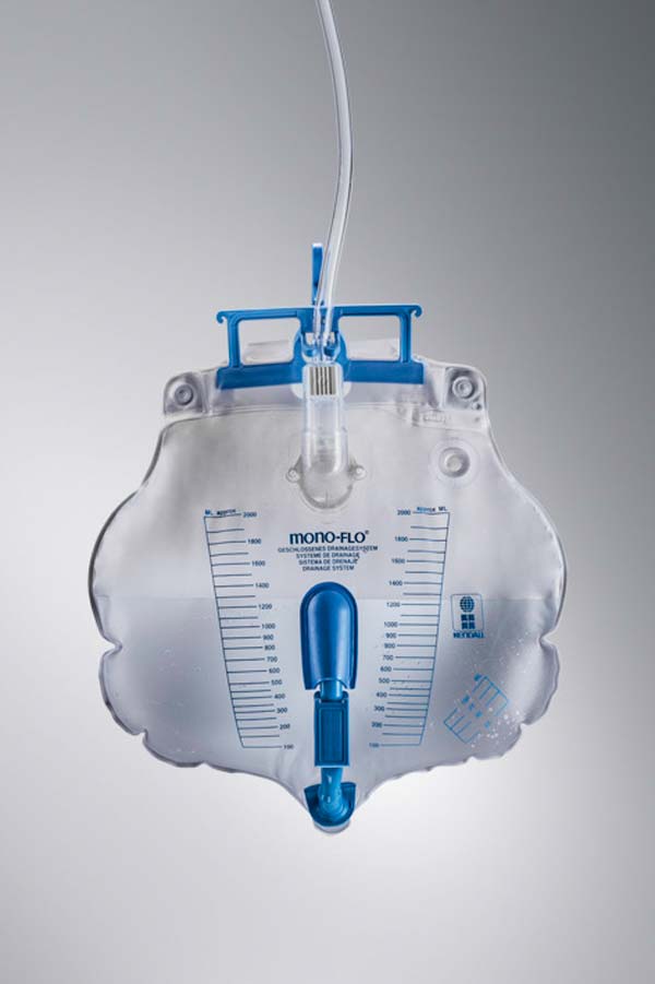 5x Bettbeutel Urinbeutel Monoflo steril, 2l, Urindrainagesystem