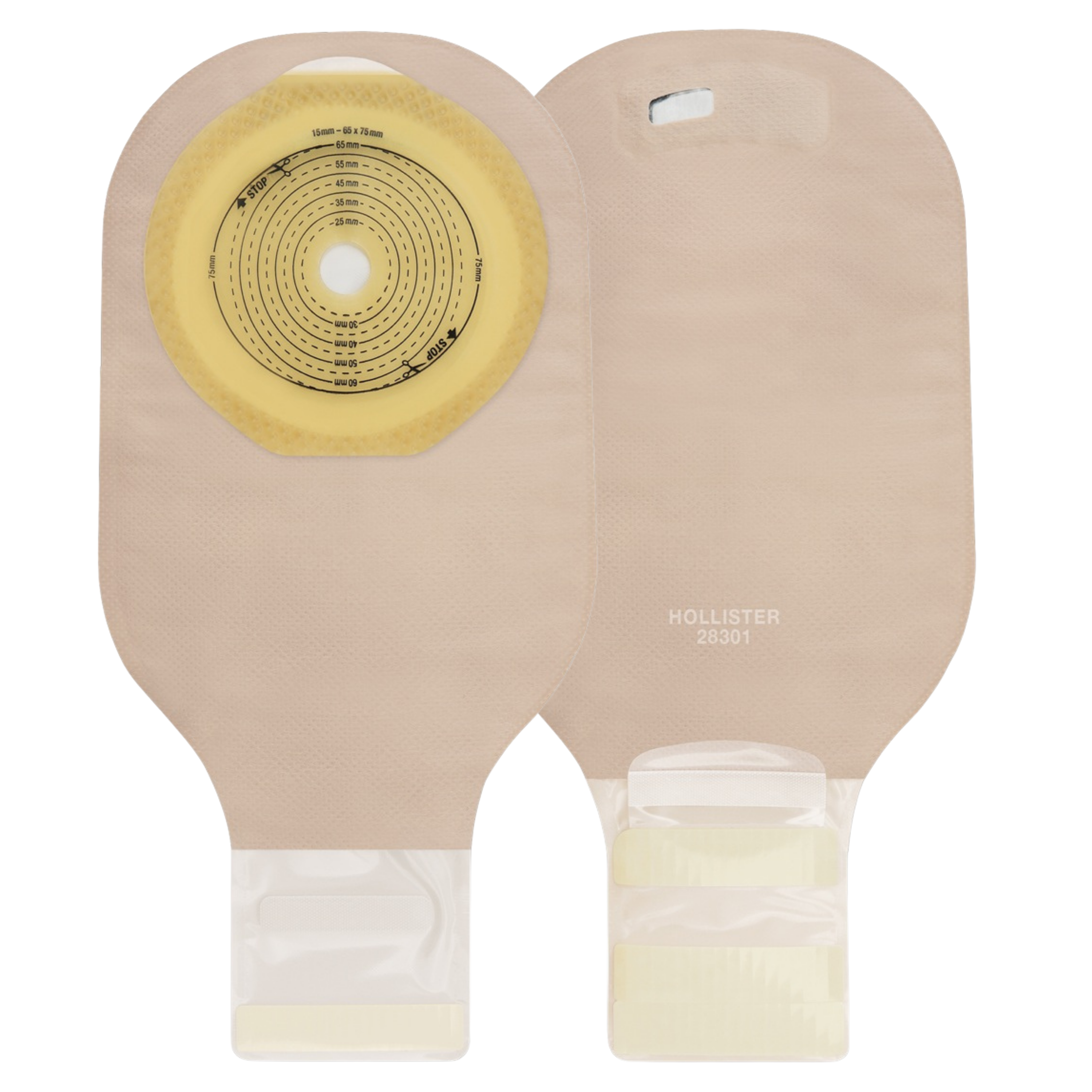 Moderma Flex 28301 Ileostomiebeutel SoftFlex plan maxi beige Hollister 07117320 Stoma 15-65/75 mm
