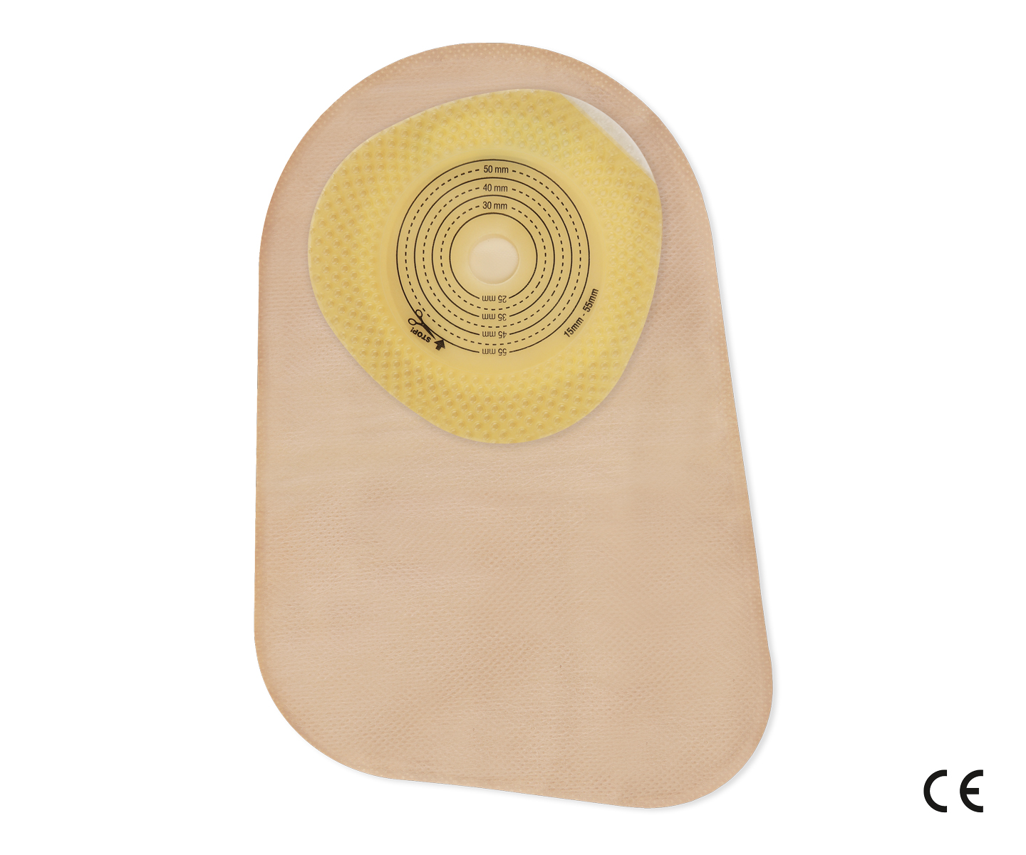 Moderma Flex 22300 Kolostomiebeutel SoftFlex plan maxi beige Hollister 00788666 Stoma 15-55 mm