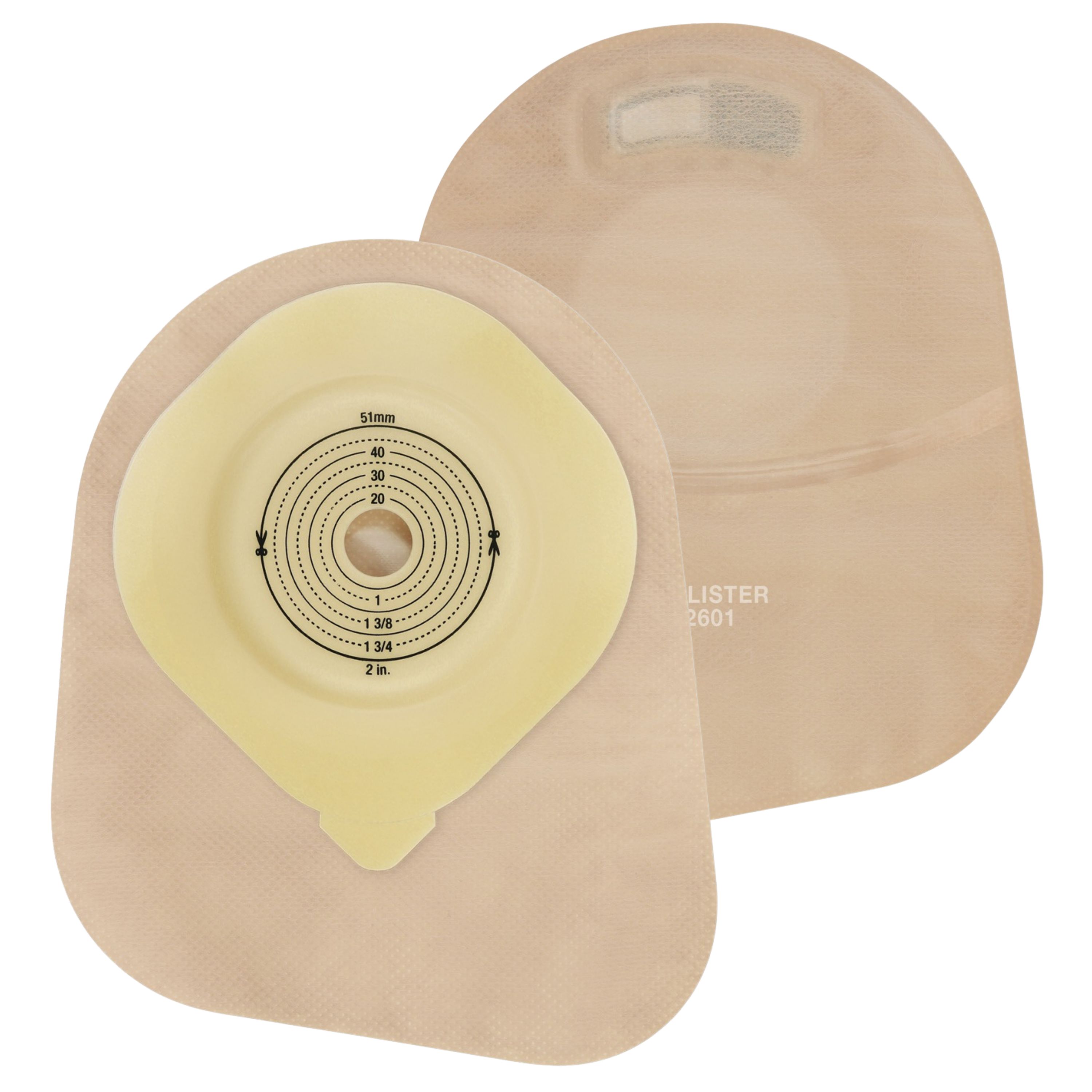 Moderma Flex 62601 CeraPlus Kolostomiebeutel konvex midi beige Fenster Hollister 12416987 Stoma 15-51 mm