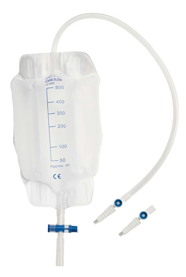 09085021 Beinbeutel GHC unsteril, 500ml, 50cm Schlauch kürzbar