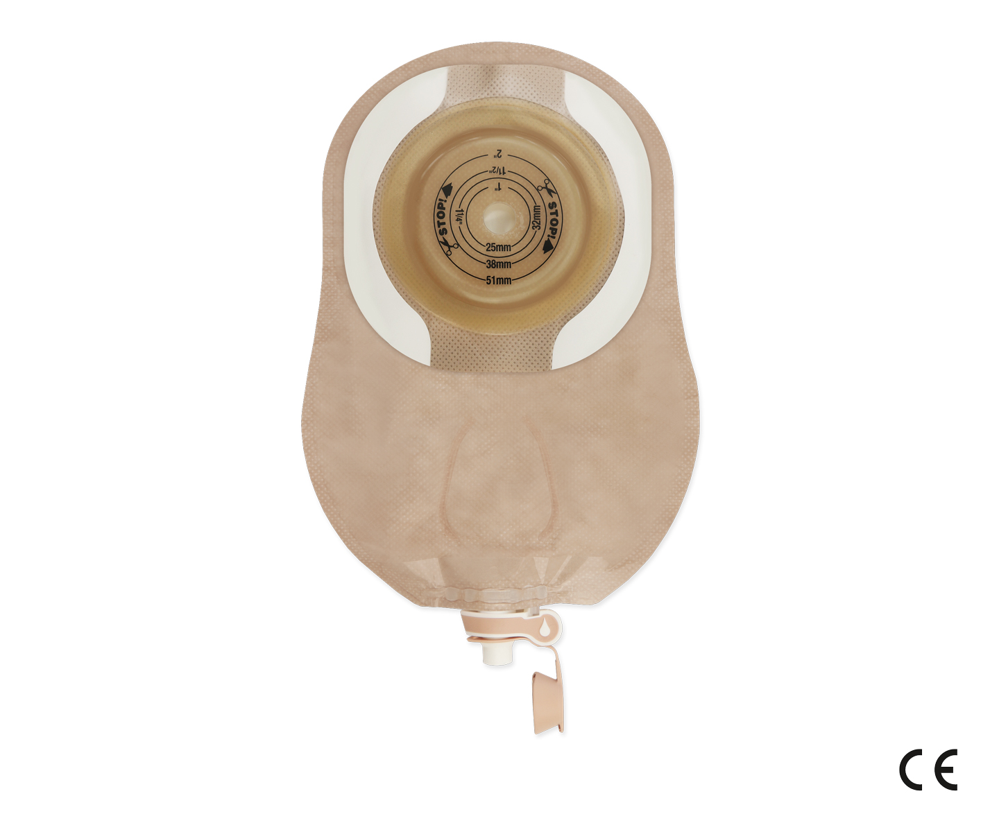 Moderma Flex 59702 Urostomiebeutel CeraPlus konvex midi transparent Hollister 16243147 Stoma 13-55 mm