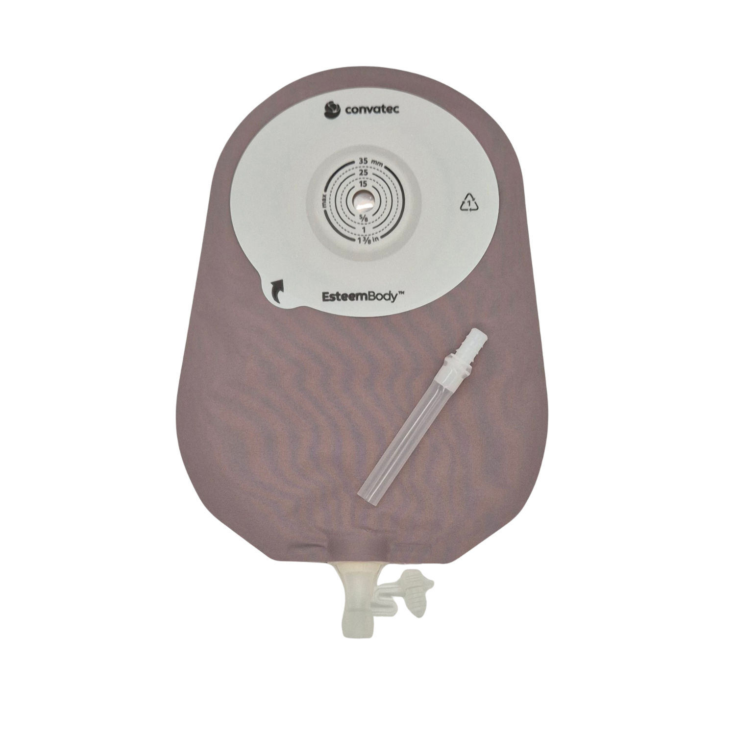 Estem Body ConvaTec Esteem Art. 423704 PZN 18838287 Urostomiebeutel mit gewölbtem ...