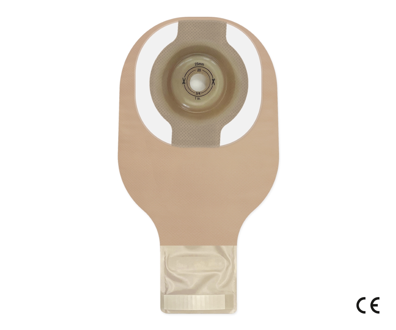 CeraPlus 63002 Ausstreifbeutel Hollister 18182295 midi transparent soft konvex Stoma 15-25 mm