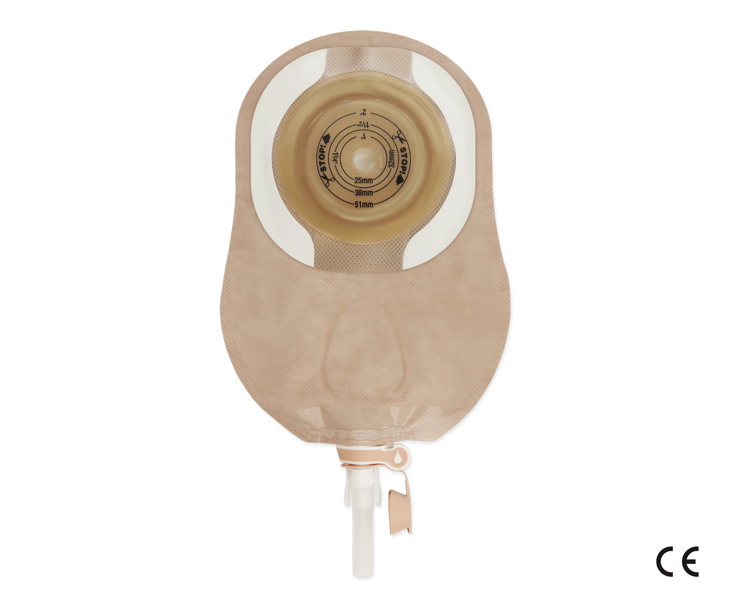 Moderma Flex 59702 Urostomiebeutel CeraPlus konvex midi transparent Hollister 16243147 Stoma 13-55 mm