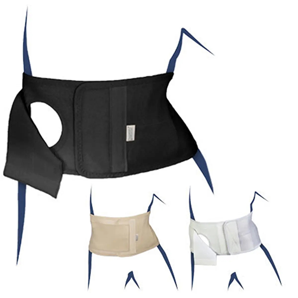 STOMACARE G312-L Stomabandage Größe L Schwarz 90 - 99 cm 09437313 Basko