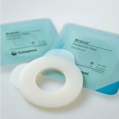 Brava 12032 Hautschutzring Plus XL Stoma 76 mm Stärke 2,5 mm Startloch 18 mm 16662157 Coloplast, modellierbar