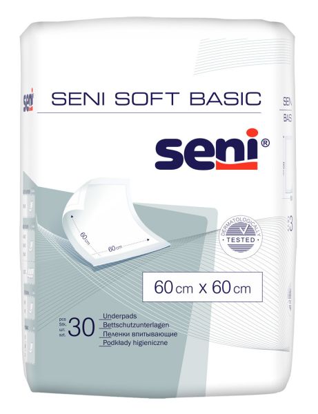 Seni SOFT BASIC, 60x60cm, Bettschutzunterlage, 120 Stck
