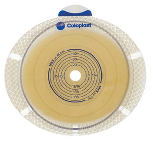 Beispielbild: Coloplast Sensura Flex Xpro Basisplatte plan PZN 09012128, 09012140, 09012163
